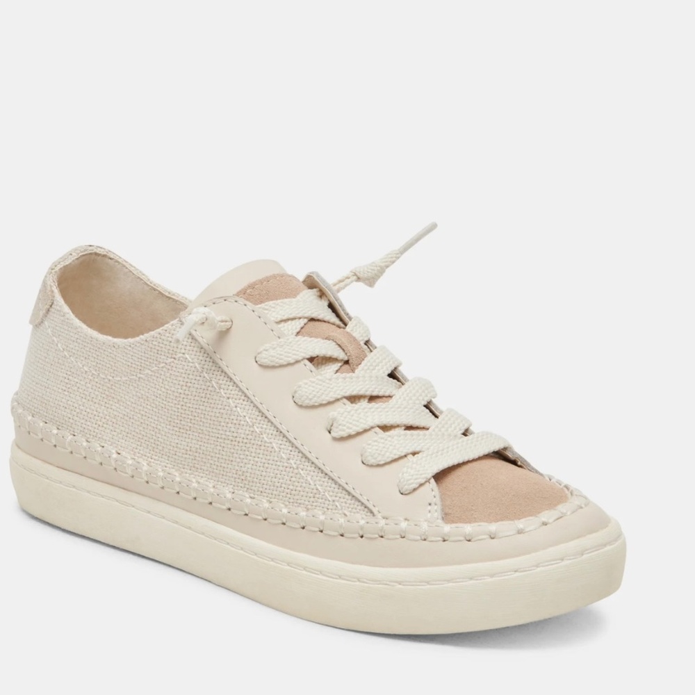 Dolce Vita Women's Zolen Sneakers Natural Canvas Size 9